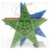  Felakasztható csillagok 12,5 cm többszínű 4 darab