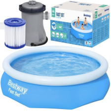 Felfújható kerek medence pumpával 305x76cm - BESTWAY 57270 medence