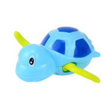 Felhúzható vízi játék Aga4Kids MR1425-Blue - Teknős kék fürdőszobai játék