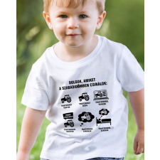  feliratos gyerek póló traktorosoknak gyerek póló