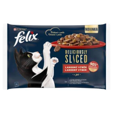 FELIX Deliciously Multipack 4x80g marha/csirke/kacsa/pulyka macskaeledel