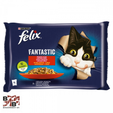  Felix Fantastic alutasakos nyúl &amp; bárány (4x85 gr) macskaeledel