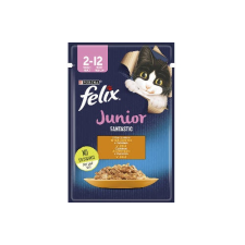 FELIX Fantastic Junior Csirkével aszpikban - nedveseledel kölyök macskák részére (85g) macskaeledel