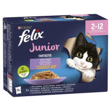 Felix Fantastic Junior Vegyes Válogatás Aszpikban 12×85 g macskaeledel