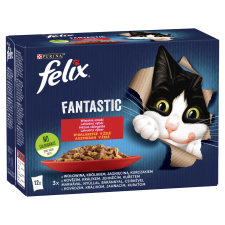 Félix FELIX FANTASTIC Házias válogatás nedves macskaeledel 12x85g macskaeledel