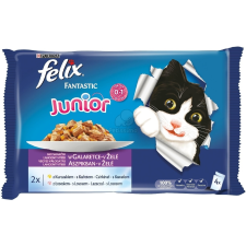 Félix Felix Fantastic Junior Vegyes Válogatás csirkével, lazaccal 4 x 85 g macskaeledel