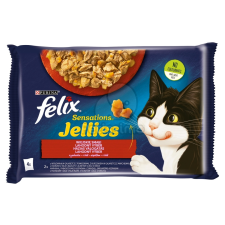 Félix Felix Sensations Jellies Házias Válogatás marhával, csirkével 4 x 85 g macskaeledel