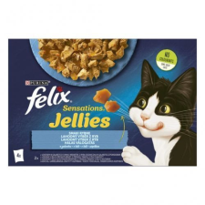  FELIX SENSATIONS JELLIES Halas válogatás aszpikban 4x85g macskaeledel