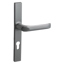  Felix szögletes Biztonsági Bejárati ajtókilincs Silver Ezüst 72mm PZ zár és alkatrészei