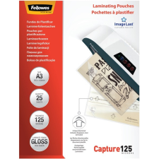 Fellowes A3 125mic 25db-os lamináló fólia lamináló fólia
