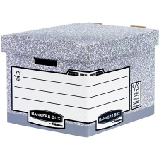FELLOWES Archiválókonténer, karton, standard, "bankers box? system by fellowes?" irattartó