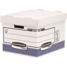 FELLOWES Archiválókonténer, karton, standard, &quot;BANKERS BOX® SYSTEM by FELLOWES®&quot;, kék irattartó