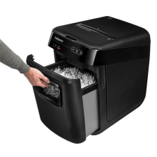 FELLOWES AutoMAX™ 200C iratmegsemmisítő - Fekete (4653601) iratmegsemmisítő