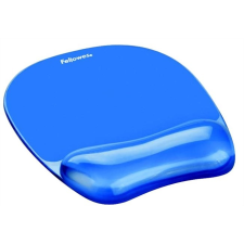 FELLOWES Egéralátét csuklótámasszal, géltöltésű, FELLOWES "Crystal™ Gel", kék asztali számítógép kellék