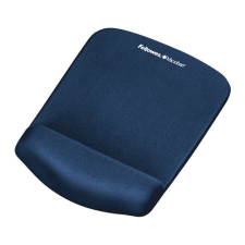 FELLOWES Egérpad csuklótámasszal FELLOWES PlushTouch habtöltésű kék egérpad