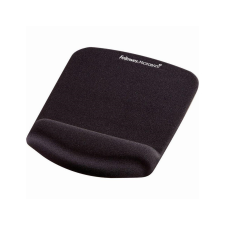 FELLOWES Egérpad csuklótámasszal, habtöltésű, Fellowes® PlushTouch, fekete asztali számítógép kellék