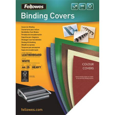 FELLOWES Hátlap, A4, 250 g, matt, FELLOWES &quot;Delta&quot;, fehér, 25 db spirálozó gép