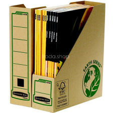 FELLOWES Iratpapucs, karton, 80 mm, &quot;BANKERS BOX® EARTH SERIES by FELLOWES®&quot; irattartó