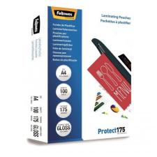 FELLOWES Lamináló fólia, A4, 175 mikron, fényes, 100 db lamináló fólia