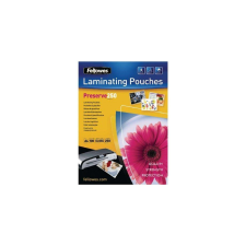 FELLOWES Lamináló fólia, A4, 250 mikron, fényes, 100 db/doboz, Fellowes® lamináló fólia