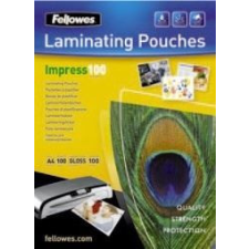 FELLOWES laminálógéphez fényes meleglamináló fólia 100 mikron, A5 (IFW53510 / 5351002) lamináló fólia