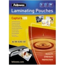 FELLOWES laminálógéphez fényes meleglamináló fólia 125 mikron, 54x86 mm (IFW53063) (IFW53063) lamináló fólia