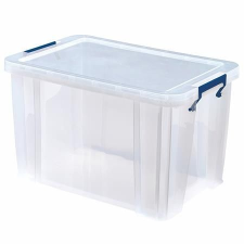 FELLOWES Mûanyag tároló doboz, átlátszó, 26 liter, FELLOWES, "ProStore" bútor