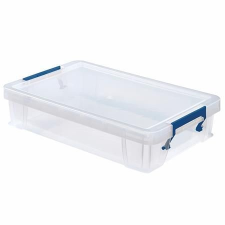 FELLOWES Mûanyag tároló doboz, átlátszó, 5,5 liter, FELLOWES, "ProStore" bútor