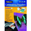 FELLOWES Meleglamináló fólia, 80 mikron, A4, fényes, elõrelyukasztott, 100 db, FELLOWES