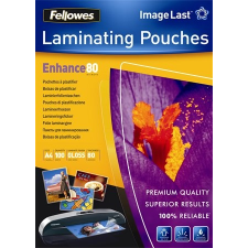 FELLOWES Meleglamináló fólia, 80 mikron, A5, fényes, 25 db, lamináló fólia