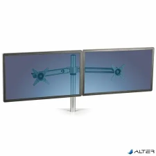 FELLOWES Monitortartó kar, két monitorhoz, FELLOWES "Lotus™" monitor kellék