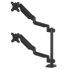 FELLOWES Platinum Series kétkaros monitortartó kar 32" fekete tv állvány és fali konzol