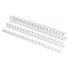 FELLOWES Spirál, műanyag, 8 mm, 21-40 lap, FELLOWES, fehér
