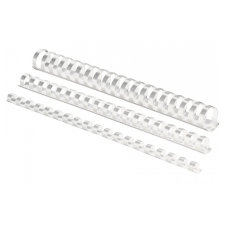 FELLOWES Spirál, műanyag, 8 mm, 21-40 lap, FELLOWES, fehér spirálozó gép