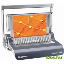 FELLOWES Spirálozógép, műanyag spirálkötéshez, manuális, 500lap, fellowes® quasar+ spirálozó gép