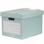 FELLOWES Tároló doboz, karton, 33,3x28,5x39 cm FELLOWES,  Style , zöld-fehér