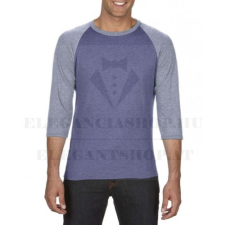  FELNŐTT TRI-BLEND 3/4 UJJÚ RAGLÁN PÓLÓ férfi póló