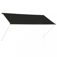  Feltekerhető antracitszürke napellenző 250 x 150 cm kerti bútor