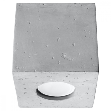 Felületre szerelhető lámpatest QUAD GU10 Spot Industrial Cube szürke SOLLUX világítás