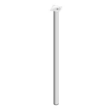  Fém asztalláb, henger alakú (30 mm) fehér - 70 cm bútor