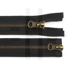  Fém cipzár 2 kocsis - 80 cm rövidáru