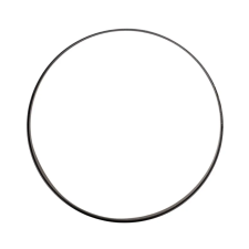  Fém karika fekete 25cm dekorációs kellék