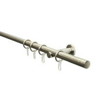  Fém karnis garnitúra 20mm Henger 120cm nemesacél karnis, függönyrúd