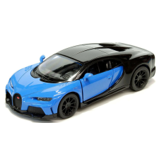  Fém modell 1:34 Bugatti Chiron Supersport, 12 cm, kék makett