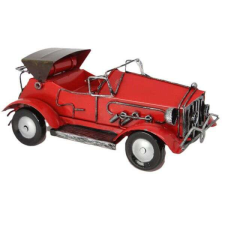  Fém retro autómobil - 20 cm - piros makett