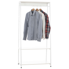  Fém Ruhaállvány - Fehér - 167x80x44 cm bútor