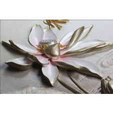  Fém tavirózsa tapéta, 400 x 250 cm tapéta, díszléc és más dekoráció