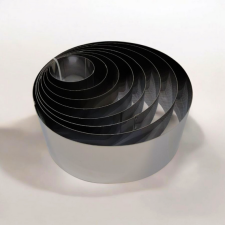  Fém Tortakarika Szett, 8 részes, 8 cm sütés és főzés