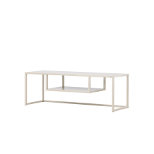  Fém TV asztal RIVERSIDE 120x40cm, bézs bútor