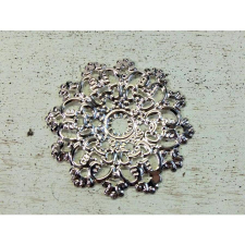  Fém virág, mérete: 47 mm dekorációs kellék